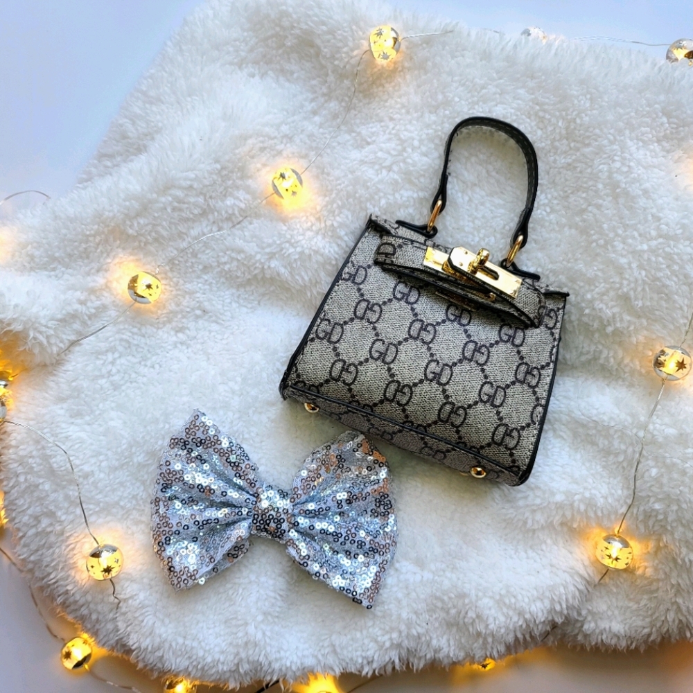 Kids Mini Gray Purse